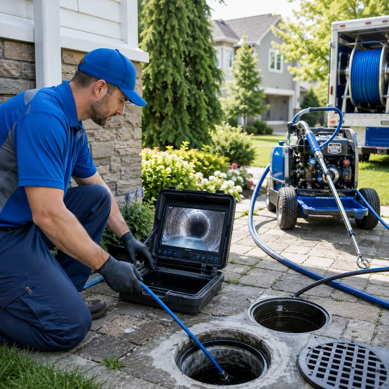 Outdoor drain cleaning professionals serving Fleming, OH